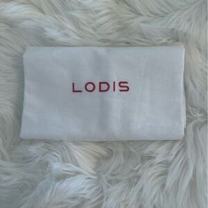 Lodis White Drawstring Dust Bag